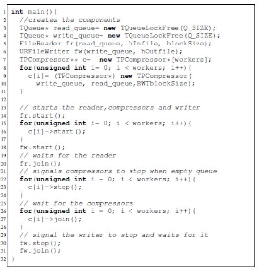 Compressing algorithm