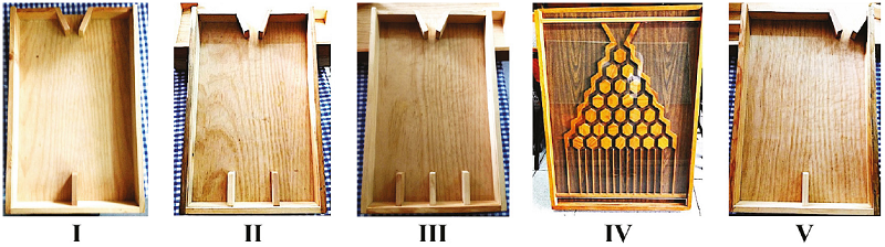 Bandejas de madera para “distribuciones centradas y uniformes”