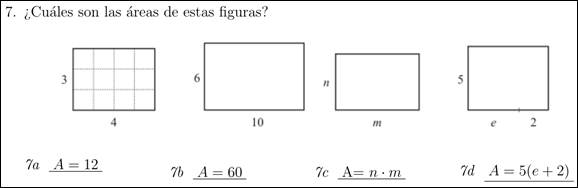 Ejemplo del uso de las letras. Fuente propia de la investigaci&oacute;n.