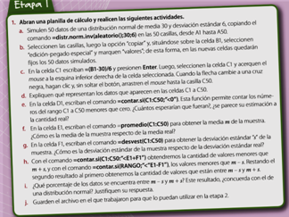 Simulaci&oacute;n en Excel de una variable aleatoria con distribuci&oacute;n normal Nota: Extra&iacute;da de T8 (p. 298).