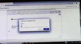 Actividad 3. Exploracin para trazar el segmento, segundo intento (correcto). Evolucin incompleto-preproporcional