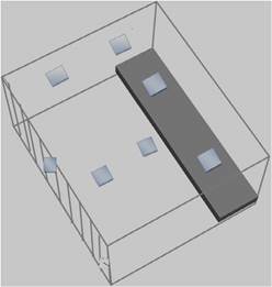 Zonas de mayor contacto con el calabozo
