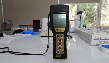 Luminmetro utilizado para cuantificar la sealde luz