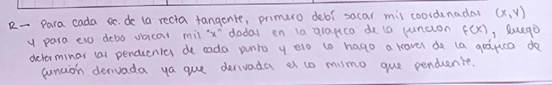 Ambigedad de un estudiante al referirse a la “derivada”