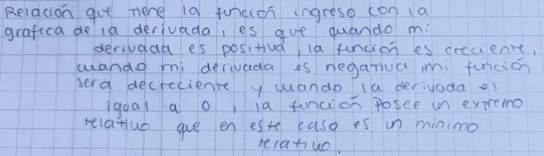 Justificacin de un estudiante sobre el comportamiento de la funcin “ingreso” y su relacin con la grfica del ingreso marginal