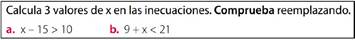 Tarea de resolver inecuacin, SA-4, p. 118 inecuacin, SA-4, p. 117