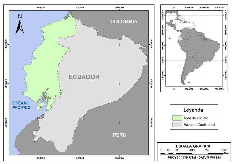 Localización del área de estudio.