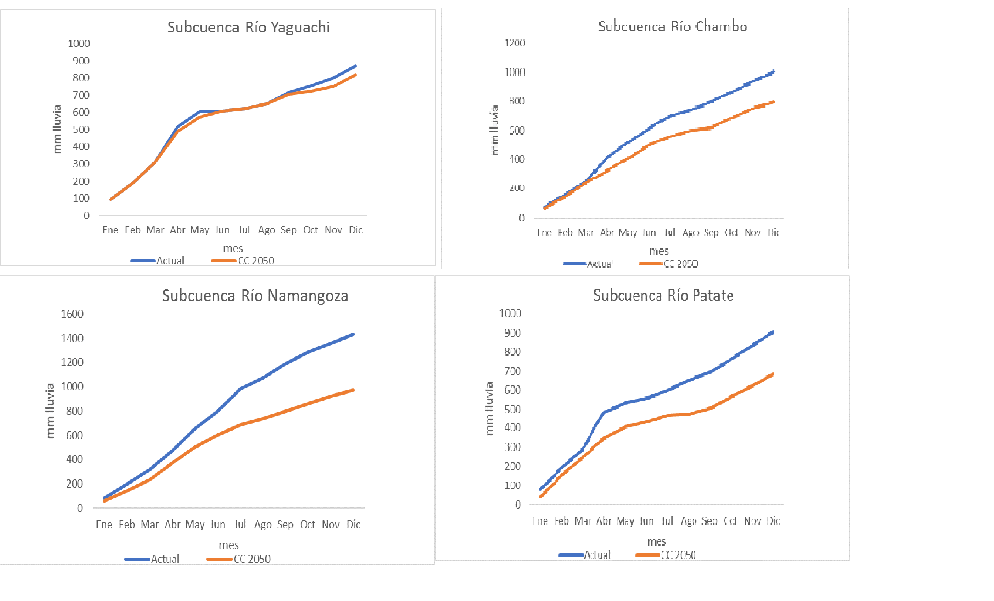 Figura 4
Precipitación acumulada (mm) por subcuenca hidrográfica