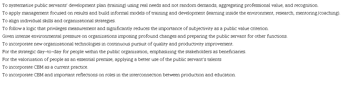 Possible motivations to adopt the CBM in the public sector organizations