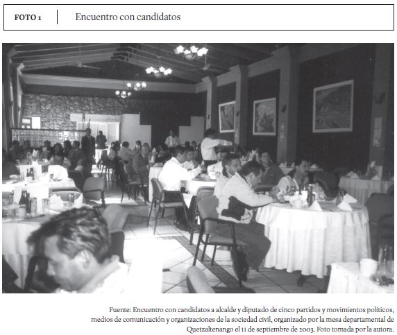 Encuentro con candidatos