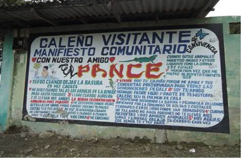 Manifiesto comunitario en Pance