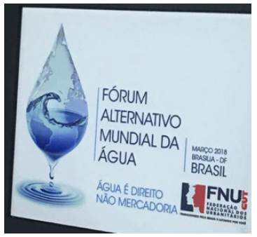 FAMA poster on desk of union leader of in Belém