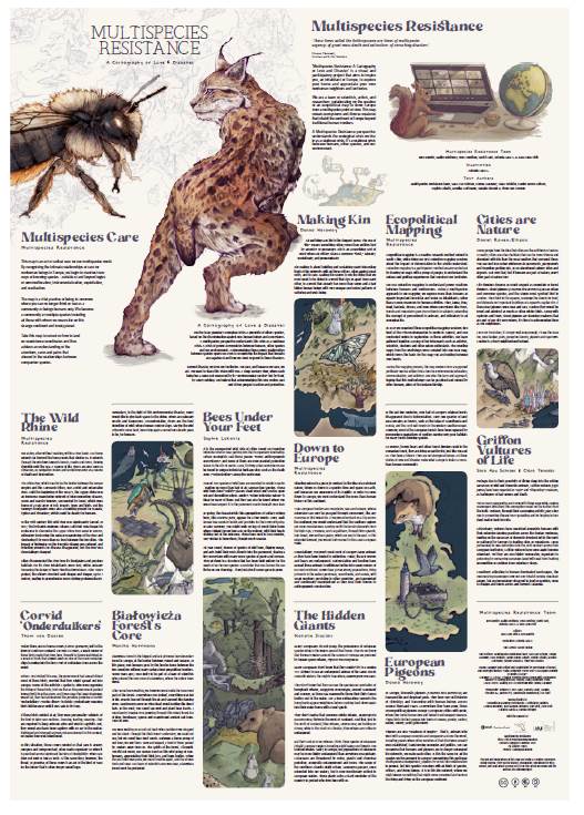 "Multispecies Resistance: A Cartography of Love and Disaster" Backside