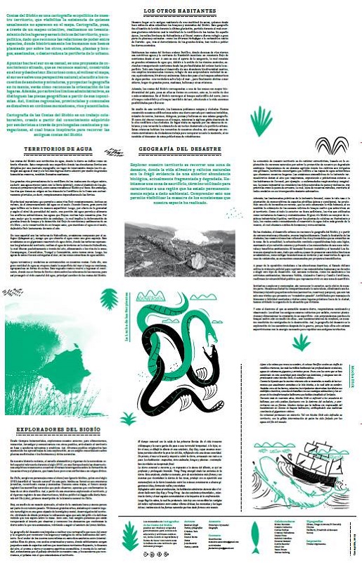 "Cartograf&iacute;a de las Costas del Biob&iacute;o" Backside