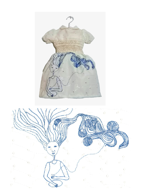 Cavilaci&oacute;n de luz. Mabel Arellano Luna, 2020. T&eacute;cnica mixta, 22 x 26 cm