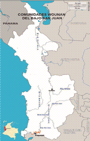 Localizaci&oacute;n de la comunidad estudiada