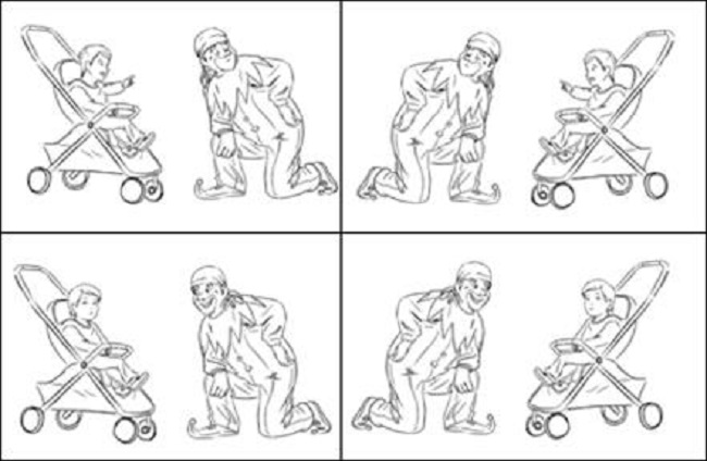 Material visual del presente experimento de comprensi&oacute;n: sonre&iacute;r