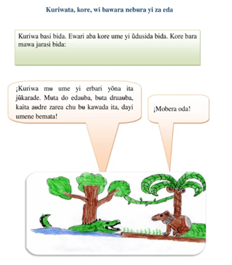 Muestra de la versi&oacute;n digital de la cartilla de lengua ember&aacute; para b&aacute;sica primaria