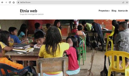 Portal web de recursos educativos Etnia web