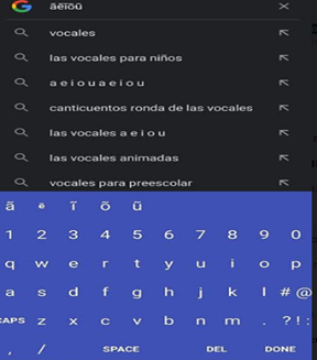 Teclado ember&aacute;