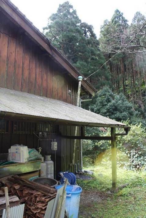 Vista exterior de la cabaa estudio Gukakuan.