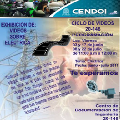 P&oacute;ster informativo de los Ciclos de videos
