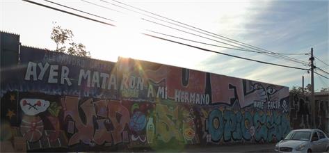 Ayer mataron a mi hermano, no se pudo determinar creador, Avenida Santa Rosa cercano a Avenida Departamental