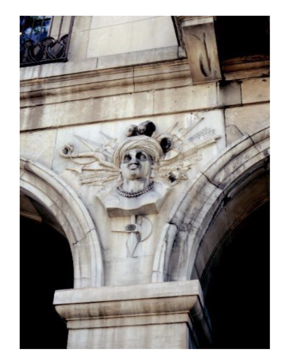 Detail of Palau Jos&eacute; Xifr&eacute; i Casas, Barcelona