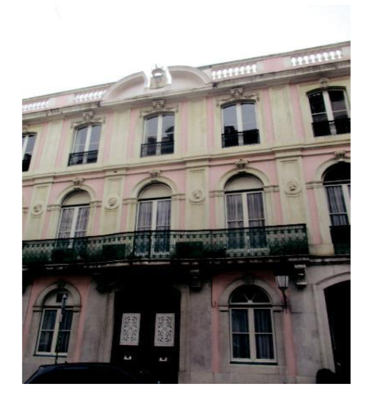 Building of Gr&eacute;mio liter&aacute;rio in Lisbon