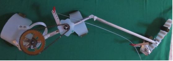 Prototype of system for knee-load relief