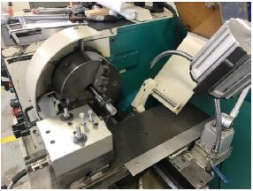 Conventional lathe machine (turning process)