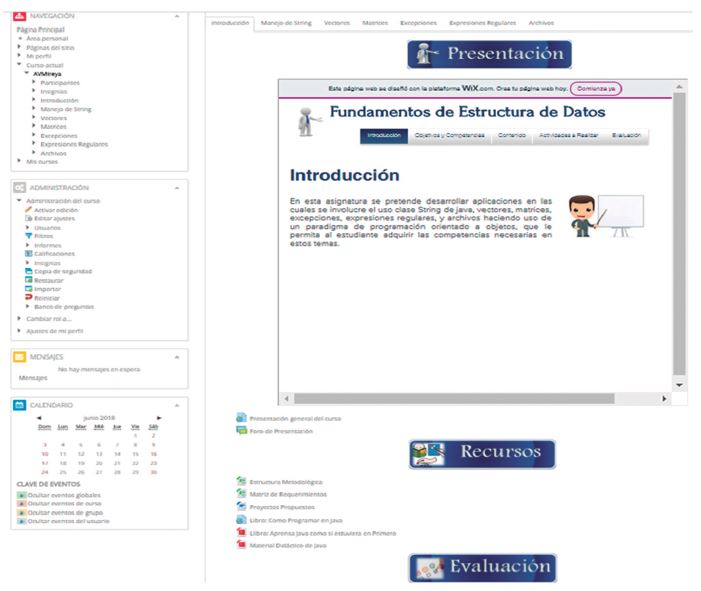 Aula virtual Fundamentos de estructura de datos