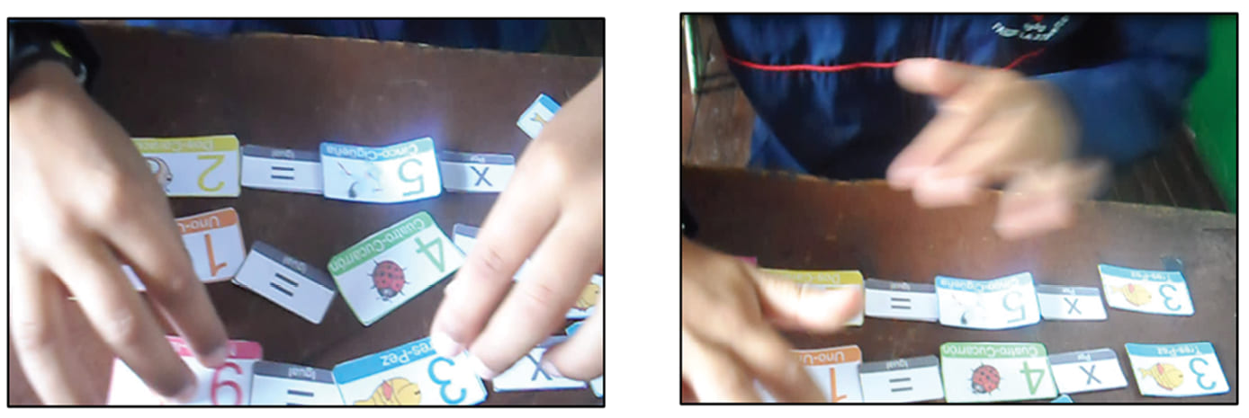 Usuario armando la historia (1) e historia ya armada por �l (2)