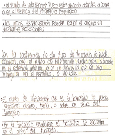 Respuestas de los estudiantes E4, E6 y E9 en la tarea 4 del ambiente virtual 3