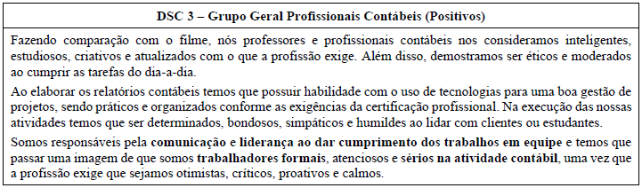 Figura 4. Discurso Social Coletivo dos estere&oacute;tipos e habilidades positivas para os Profissionais Cont&aacute;beis