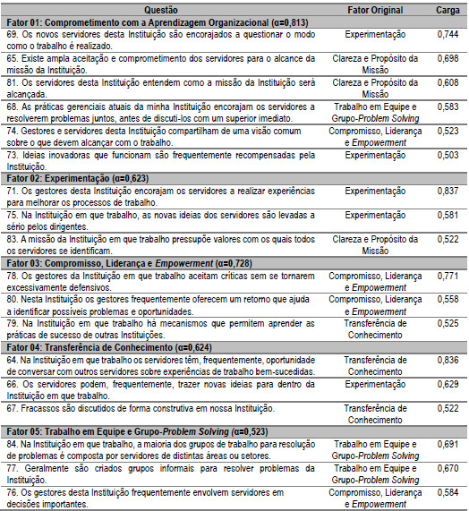 Análise Fatorial AO 

