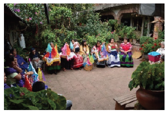 Patio de
  vivienda pur&eacute;pecha