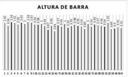 Un promedio
de 94.342 cms. para la colocaci&oacute;n de la barra de la cocina, fue el resultado del
estudio.