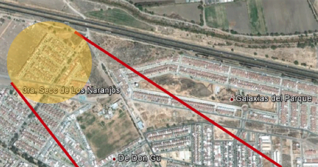 Caso de estudio: Tercera Sección: Valle de los Naranjos,
zona norte Celaya, Guanajuato. 