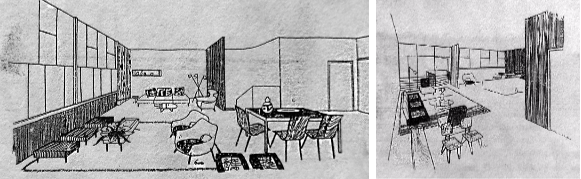 &ldquo;Salas del CUPJ&rdquo;. Los Multifamiliares de Pensiones, 1952, 72, 66