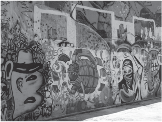 Grafiti,
Facultad de Artes y Diseño, UNAM.