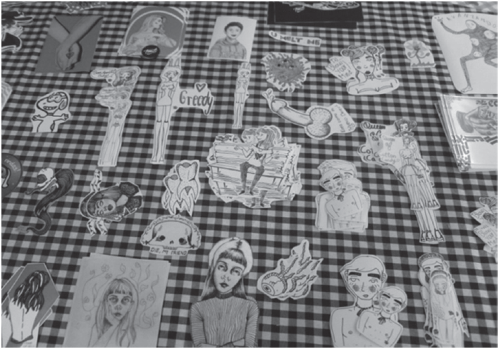 Stickers, Facultad de Artes y Diseño, UNAM.