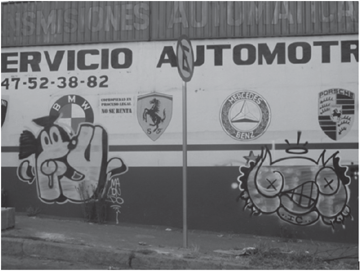Grafiti,
Ciudad de México.
