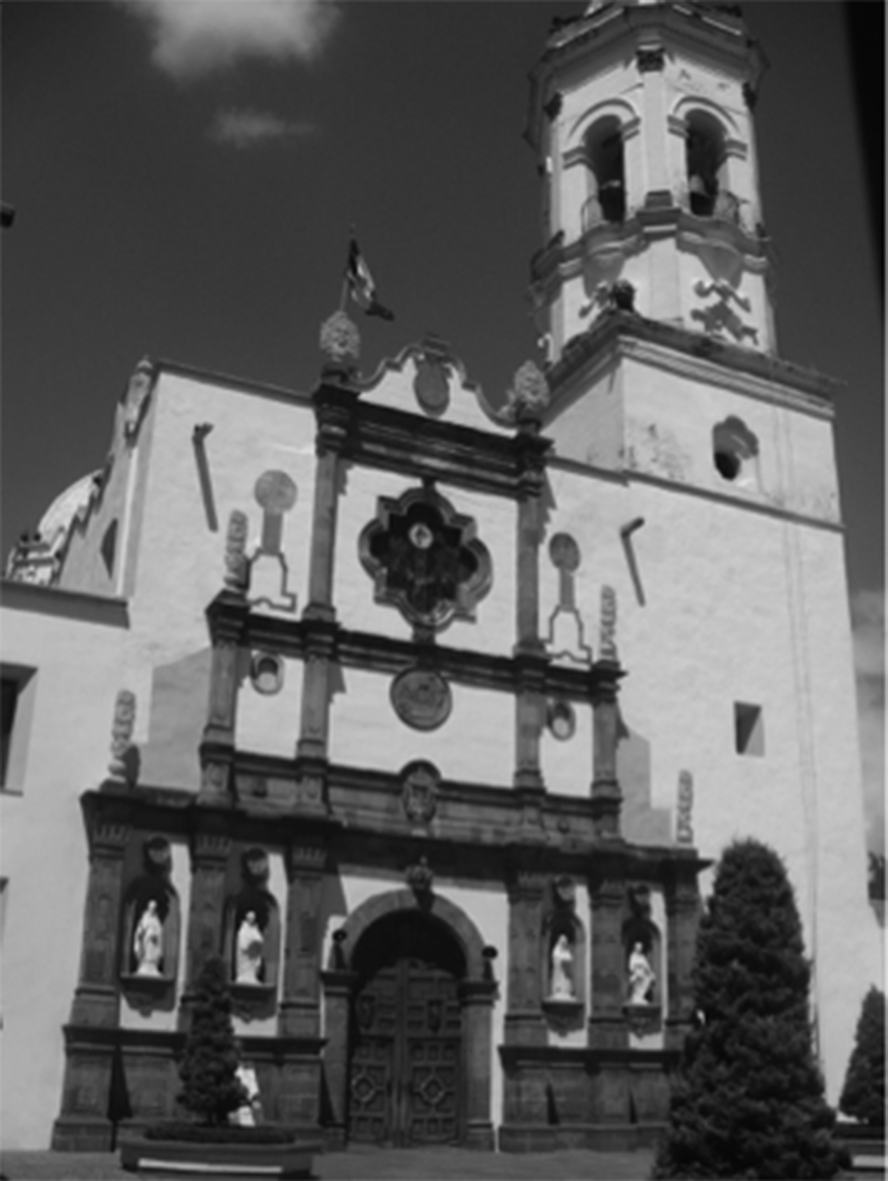 Figura 2. Fachada del templo de la
Merced.