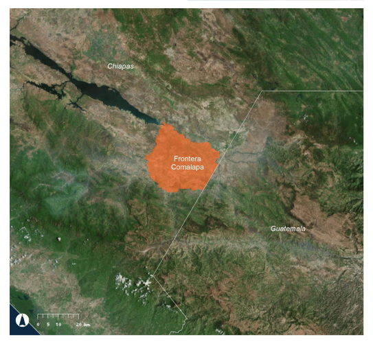 Figura 1. Localizaci�n del municipio de Frontera Comalapa.