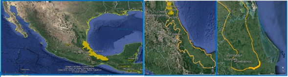 Figura 4. Localidades del estado de Veracruz.