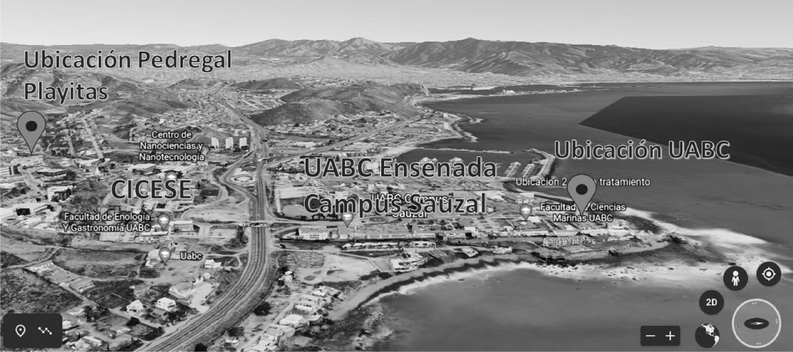 Figura 2. Ubicación de sitios de experimentación.