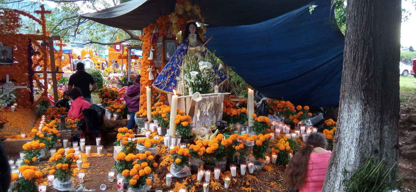 Figura 3. Altar con la forma de la Virgen de la Salud.