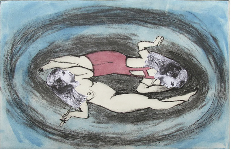 Ramos, Sandra. “Dos Islas peleando”, 2017.