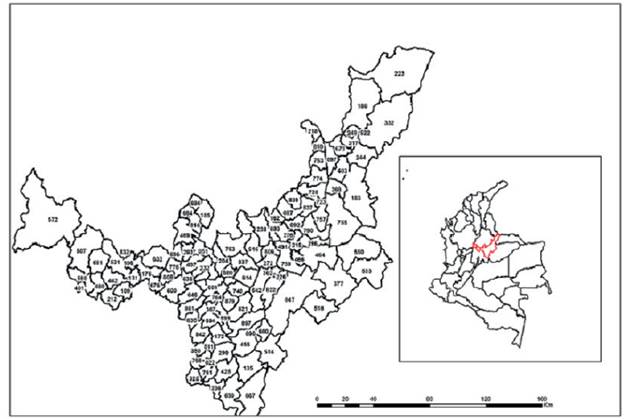 own elaboration based on IGAC.